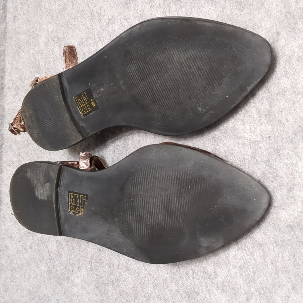 Free People x Farylrobin Velvet Florence Flats Size 7 - Picture 7 of 11